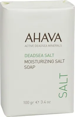 Obrázek produktu pro AHAVA 85815065, Kůže, Tuhé mýdlo, Změkčující, Obdélníkový, Pottasium Lauryl Sulfate, Disodium Lauryl Sulfosuccinate, Corn (Zea Mays) Starch, Cetearyl..., 100 g