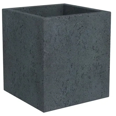 Obrázok produktu pre Scheurich C-Cube 240, Kvetináč, Voľne stojace, Plast, Čierna, Štvorec, Vonkajší