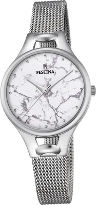 Obrázok produktu pre Festina Dámske hodinky z nehrdzavejúcej ocele F16950/E Náramkové hodinky strieborné Mademoiselle D2UF16950/E