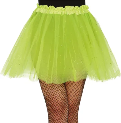 Produktbild von Karneval Tutu Blau Glitzer Tanz Kostüm Festliches Outfit Stilvolle Röcke Eleganz Funkelnd Traumhafte Party Accessoire Glanzvoll Fantasie, Farbe: Grün
