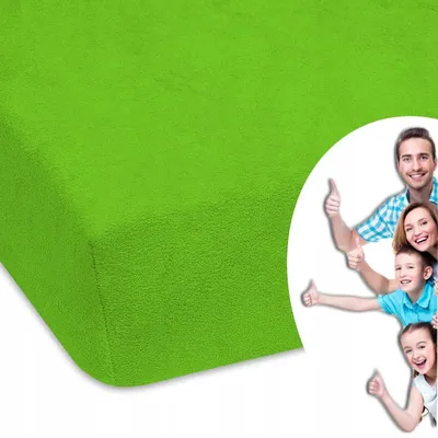 Produktbild von Designpremium Dickes Frottee Spannbettlaken Hohe Qualität