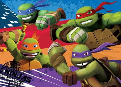 Produktbild von Turtles Kinderteppich Teppich Spielteppich 95x133cm