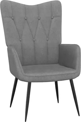 Obrázek produktu pro Relaxační křeslo tmavě šedé textil