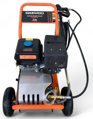 Produktbild von Hochdruckreiniger mit Benzinmotor – 15 PS – 250 bar Druck – 420 cm³ – mit 10 Meter Schlauch