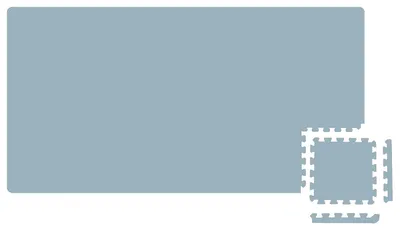 Imagen del producto de 36 láminas de suelo protector para puzzles, fitness - 30x30 cm, color gris - Alfombra de suelo para gimnasio en casa