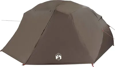 Obrázok produktu pre vidaXL Rybársky stan, hnedý, 514 x 465 x 187 cm, polyester a sklolaminát