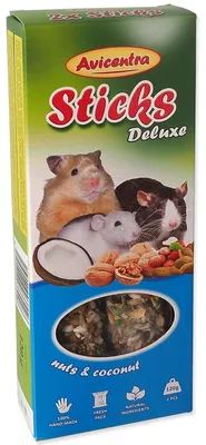 Productafbeelding van Avicentra knaagdertjes, kleine knaagdieren - noot + kokos, 2 stuks