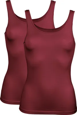 Produktbild von Erwin Müller Damen-Unterhemd 2er-Pack bordeaux 50