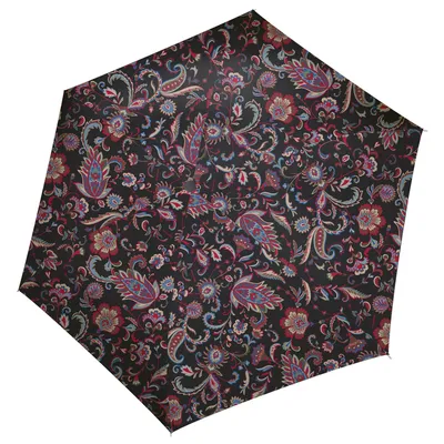 Produktbild von reisenthel umbrella pocket mini, Taschenschirm, Regenschirm, Knirps, Paisley Black, RT7064