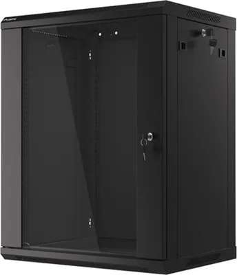 Immagine prodotto di Lanberg WF01-6415-10B Armadio rack 15U a parete Nero