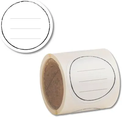Produktbild von Famanu Selbstklebende Wasserfeste Etiketten Ø5cm - 100 Stück