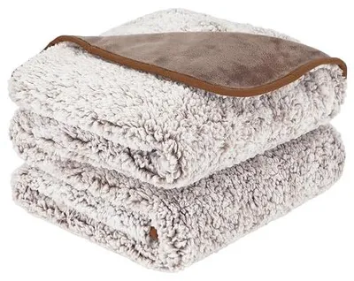 Zdjęcie produktu dla Koc dla psa wodoodporny dwustronny sherpa flanela do prania legowisko