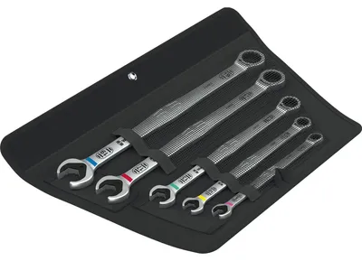 Image de Wera 6007 Joker 5 Set 1, 8,10,13,17,19 mm, acier inoxydable, 5 pièce(s)