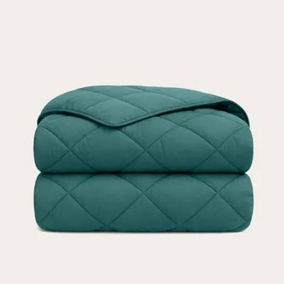 Produktbild von HappyBed Hochwertige Perkal-Bettdecke | Tiefer Dschungel | Für das ganze Jahr