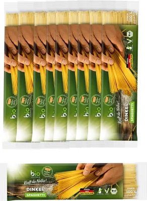 Image de Zentrale Dinkel Spaghetti Pâtes à base de farine d'épeautre 250g paquet de 10