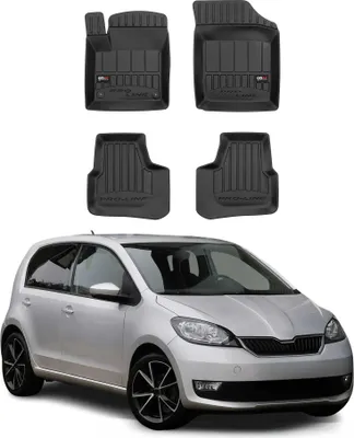 Image de Kit Tapis de Sol et Coffre pour Skoda e-Citigo 2019-2022 TPE Noir