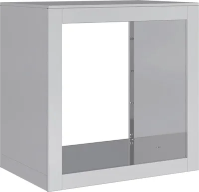 Produktbild von vidaXL Brennholzregal 60x40x60 cm Verzinkter Stahl