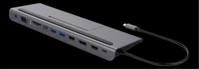 Image de Deltaco station d'accueil USB-C avec 11 ports, 85 W