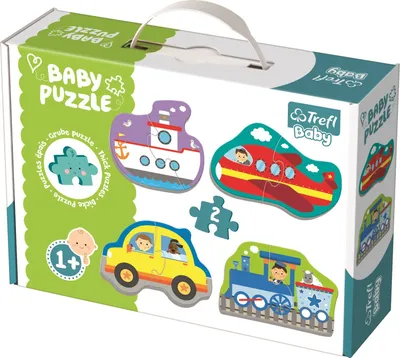 Image de TREFL Puzzle bébé transport 4x2 pièces