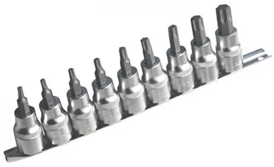 Obrázok produktu pre Nástrčné kľúče 1/2" torx T20-T60 9ks 02348