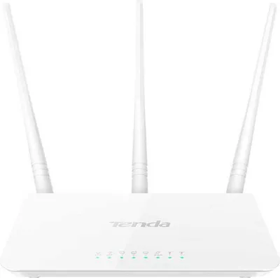 Produktbild von Tenda F3 Router Wireless Fast Ethernet 300Mbps Wi-Fi 4 (802.11n) 4 Porte LAN Bianco
