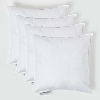 Produktbild von HOMESCAPES 4er-Set Füllkissen 50 x 50 cm – Kissenfüllung Entenfedern