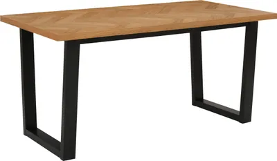 Produktbild von Küchentisch >Hermine< in Natur, MDF - 140x76x90cm (BxHxT)