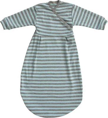Produktbild von Popolini Innenschlafsack -BW Gr. 74/80 Ringel Blue-Grey