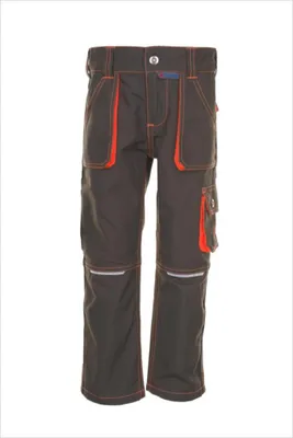 Produktbild von Planam Kinder-Bundhose Gr. 98/104 oliv/orange