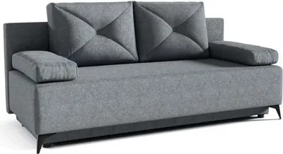 Produktbild von Schlafsofa Zosia, Sofa mit Schlaffunktion und Bettkasten, Klappsofa, Schlafcouch aus Veloursstoff, Couch in Frabe: Grau