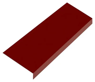 Zdjęcie produktu dla Podstawa pod pas nadrynnowy szer 167, 3mb, Prefalz stiukowy, Ciemnoczerwona P.10 RAL 3009