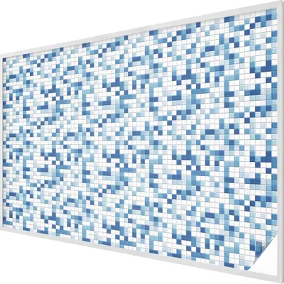Produktbild von Buntglas Fensterfolie – 146x200 cm – Stained-Glass Design – blickdichte dekorative Sichtschutzfolie – selbstklebend, UV-Schutz – Kachelspiel