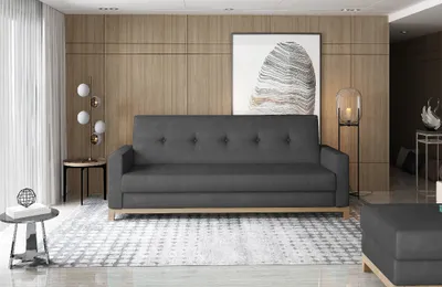 Zdjęcie produktu dla Sofa rozkładana z funkcją spania SELENE szara
