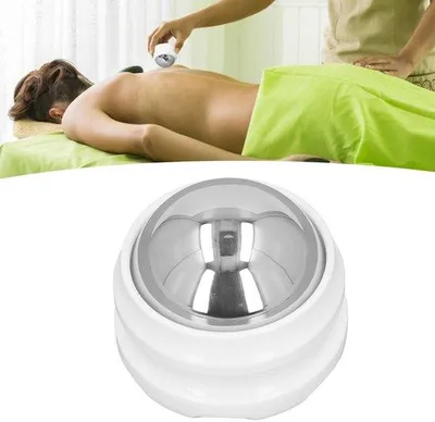 Immagine prodotto di Palla massaggiante in acciaio inossidabile con funzione rotante per un efficace rilassamento e sollievo dal dolore