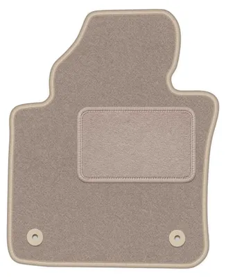 Produktbild von Fahrermatte Velours für Volkswagen Touran I 2004-2010 (Minivan) – 1-tlg, Beige, passgenau – Wielganizator LUX