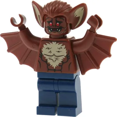 Image de 1x Lego Minifigure Super Heroes Man-Bat rouge brun chauve-souris Batman 70905 sh0086
