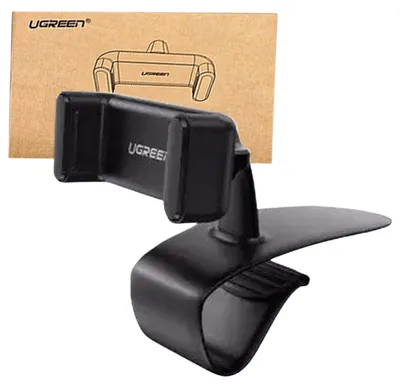 Productafbeelding van Ugreen 60796, telefoonhouder, zwart, kunststof, rubber, universeel, geschikt voor telefoons van 4,7" tot 7", 1 stuk