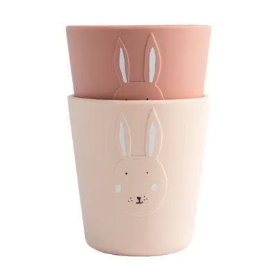 Immagine prodotto di Tazza Trixie in silicone confezione da 2 Mrs. Rabbit