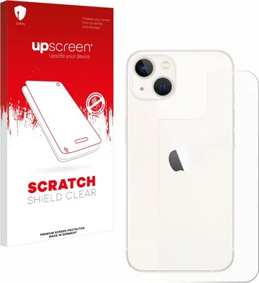 Produktbild von upscreen Schutzfolie für Apple iPhone 13 (Rückseite) Displayschutz Displayschutzfolie Folie Klar Transparent