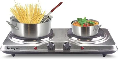 Obrázok produktu pre Elektrická varná doska s 2 platňami a reguláciou teploty