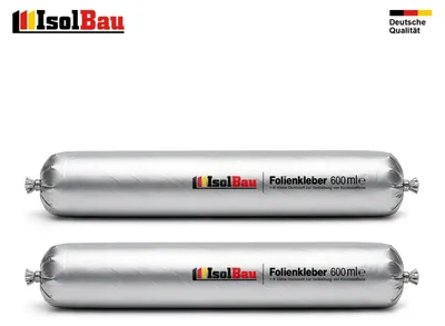 Isolbau Folienkleber 600 ml EPDM 2 Stück Dichtkleber Dampfbremse Dampfsperre