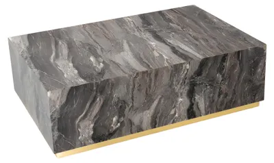 Produktbild von Moderner grauer Couchtisch aus Holz