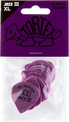 Produktbild von Dunlop Tortex Jazz III XL 1.14 12 Plektrum