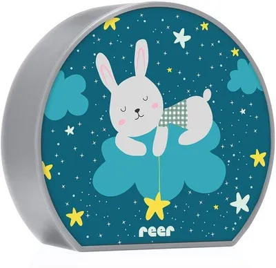 Image de Veilleuse pour enfants avec motif lapin, tamisée et sûre