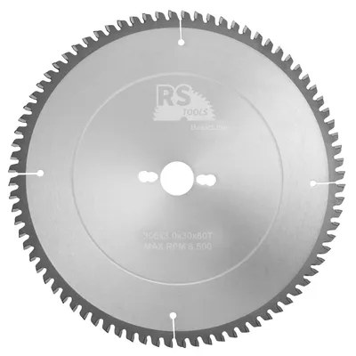 Productafbeelding van RStools HM cirkelzaag BasicLine Ø305 x 3,0 x 30 mm T=80 aluminium