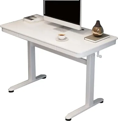 Produktbild von SIT SIT SIT STO VERFAHREN TEST, Emergonomic Stab Tischschublade Kurbelhebeschrittfreier Einstellbereich 76  121 cm/30  47,6 Zoll Gewinde Lochhöhe Ei
