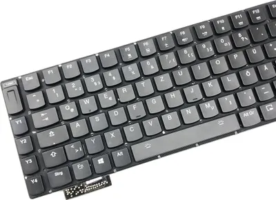 Obrázek produktu pro GERMAN - Černé podsvícení klávesnice kompatibilní pro Lenovo IdeaPad Y900-17ISK