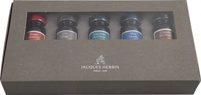 Produktbild von Jacques Herbin 2x Geschenkset mit 5 Tinten 1670 à 10ml - Sortierung 14000JT