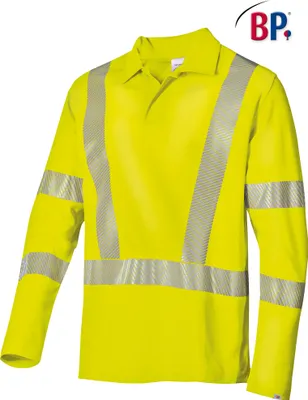 Produktbild von BP® Langarmpoloshirt für Sie & Ihn - warngelb - M