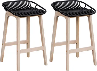 Produktbild von Set Insel- & Barstühle MALMO Eiche Kunststoffsitz 65 cm